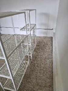 DELIVERY AVAILABLE LIKE NEW White 4 Tier Level Shelving Unit - Photo 7