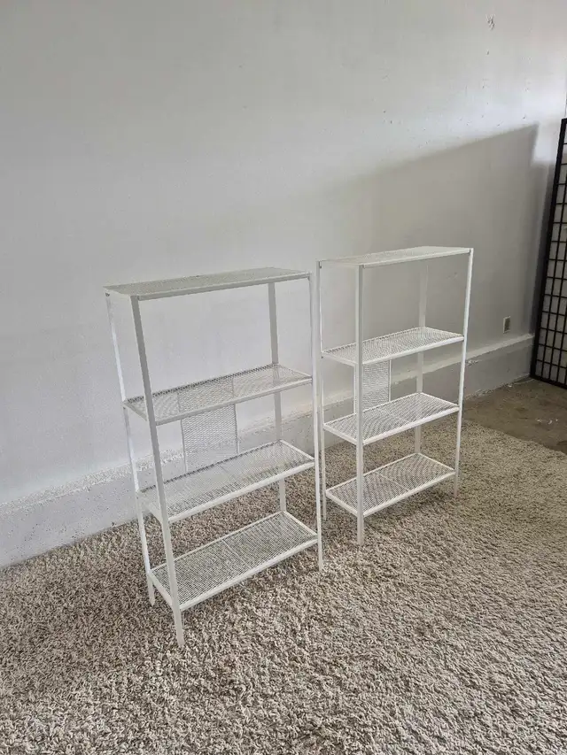 DELIVERY AVAILABLE LIKE NEW White 4 Tier Level Shelving Unit - Photo 8