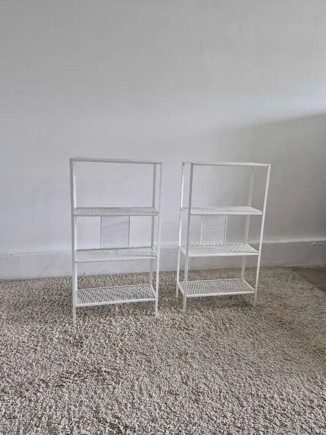 DELIVERY AVAILABLE LIKE NEW White 4 Tier Level Shelving Unit - Photo 9