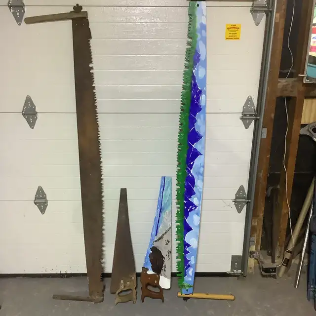 antique crosscut and Hand saws - Photo 2