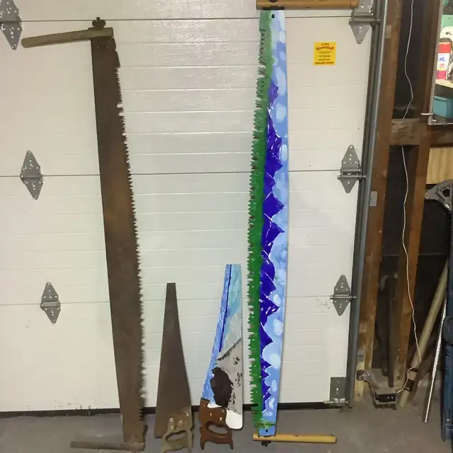 antique crosscut and Hand saws - Photo 3