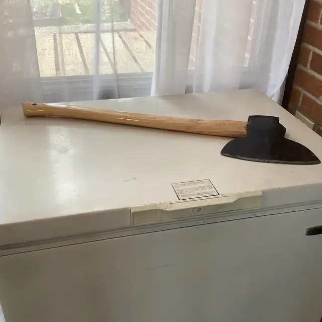 antique Hewing axe - Photo 2