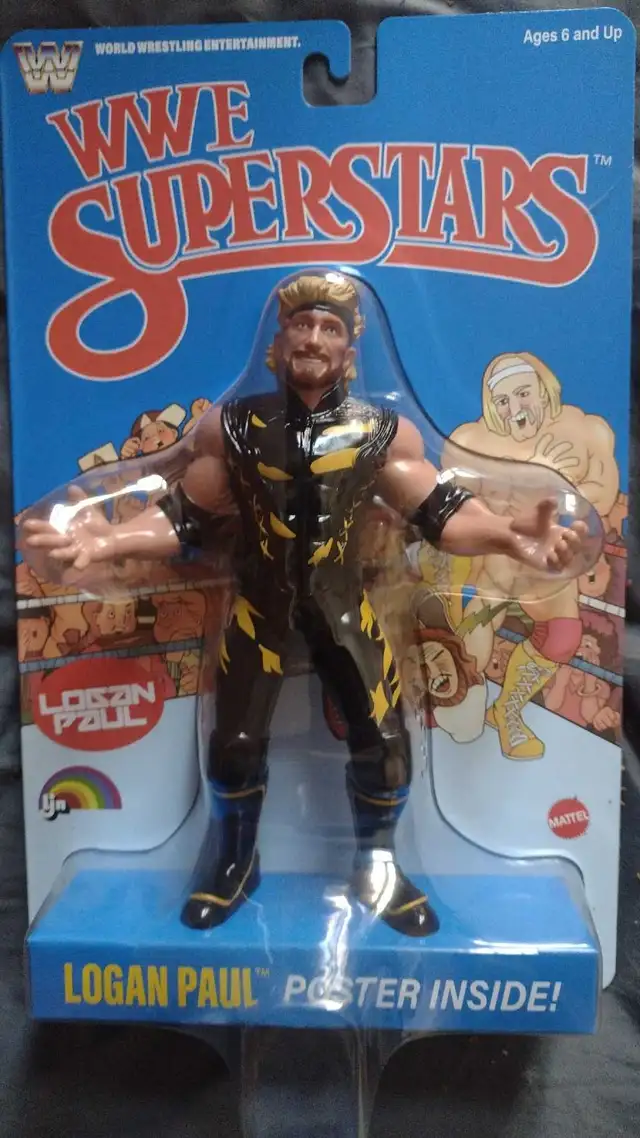Figurine LJN WWE Logan Paul - NEUF