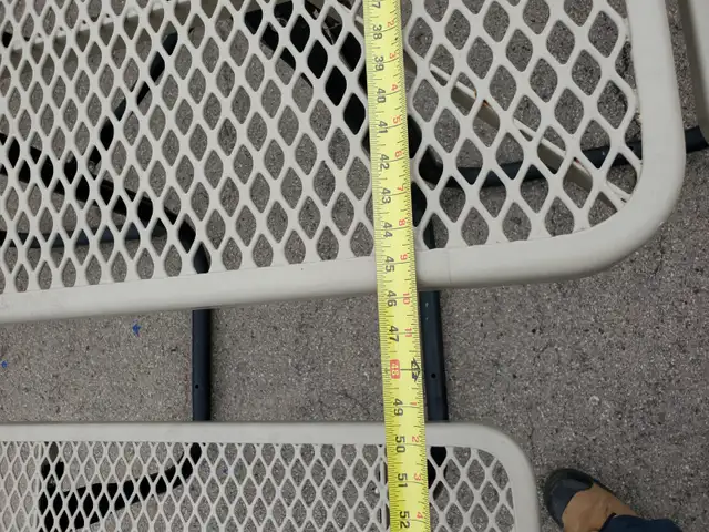 OUTDOOR COMMERCIAL PATIO TABLE/BENCHES RUBBER COATING - Photo 5