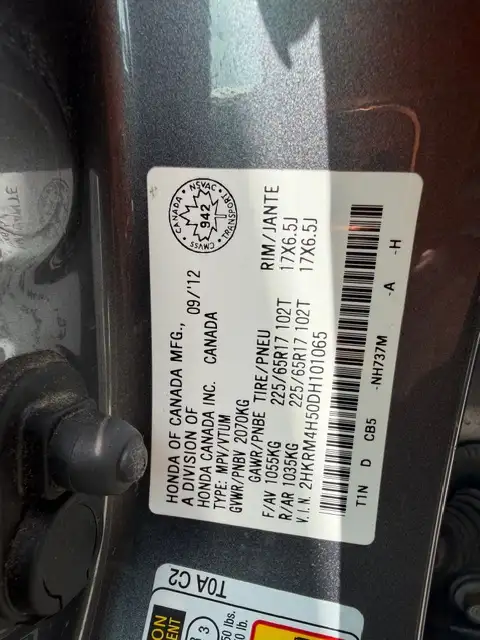 2013 Honda CR-V EX Brand New Safety only 80km - Photo 19