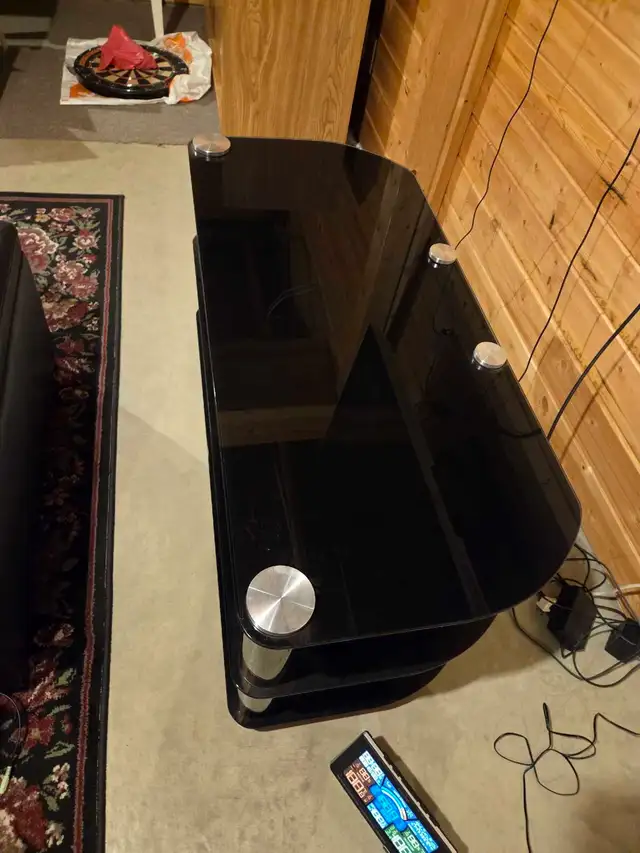 Glass TV Stand - Photo 2