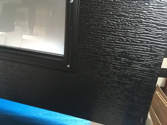 Garage door 12x8(black)new - Photo 3