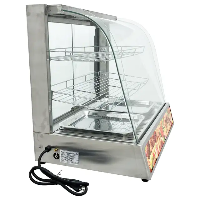 Commercial 110v 500w Food Pizza Warmer Display Case 122066 - Photo 2
