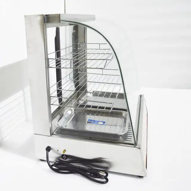 Commercial 110v 500w Food Pizza Warmer Display Case 122066 - Photo 7