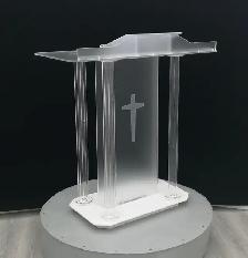 Acrylic Podium Pulpits Churches Plexiglass Lectern 220619