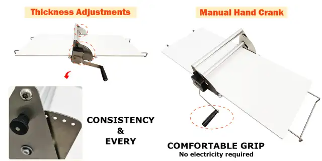 Promotion Manual Croissants Fondant Pastry Dough Sheeter 056663 - Photo 6