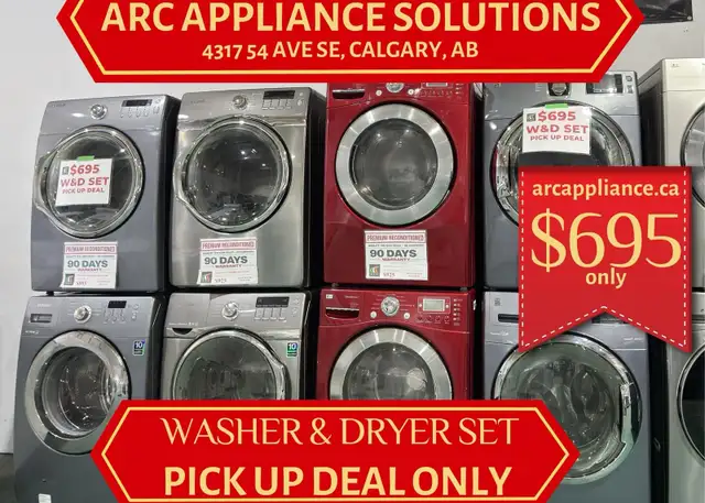 Blowout Sale On Washer & Dryer Set  Pick Up Deal $695 only