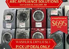 Blowout Sale On Washer & Dryer Set  Pick Up Deal $695 only