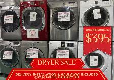 3 Day Big Sale Electric Dryer Free Delivery in Calgary @ $395
