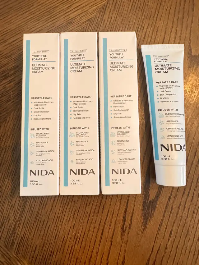 NIB - 3X  NIDA Youthful Formula Ultimate Moisturizing Cream (10