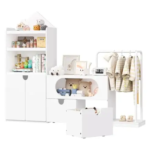 Brand New Elegant Kids Bookcases/Cabinets With 2-Drawer $169 - Photo 3