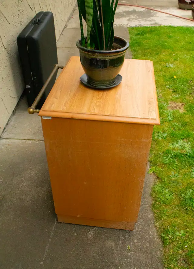Solid Oak Cabinet - Photo 3