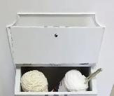 Vintage Standing Sewing Container – refinished - Photo 5