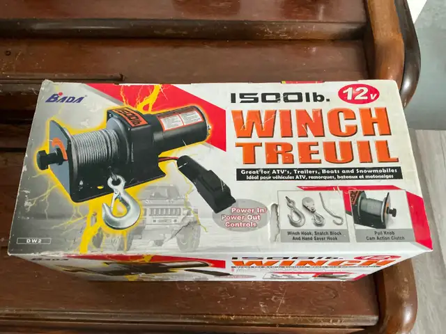 Treuil (winch) 12 volts avec câble d’aéronef de 49 pieds - Photo 3