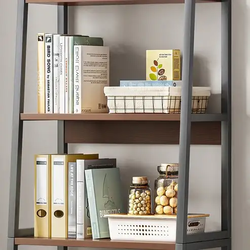 Brand New 5-Tier Metal Book Shelf with 2-Drawer Special $79 - Photo 6
