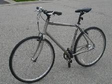 ALL ALUMINUM HYBRID 21.5' LARGE FRAME 700C MEC 5 SPD ROAD BIKE!