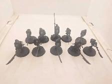 Warhammer AoS Nighthaunt 10 Primed Black Glaivewraith Stalkers
