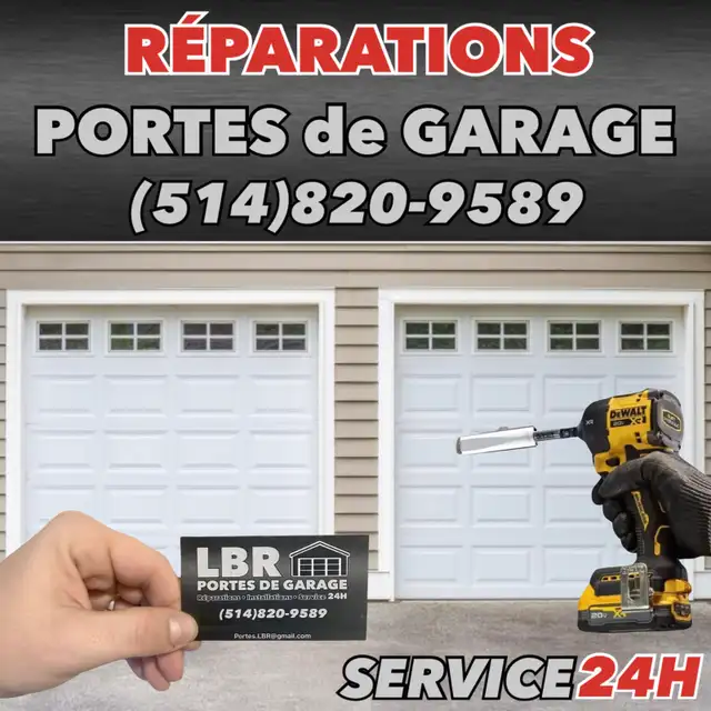 Réparation Portes de Garage (514)820-9589