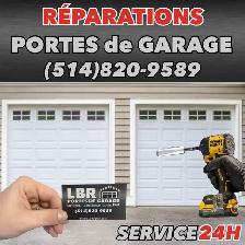 Réparation Portes de Garage (514)820-9589