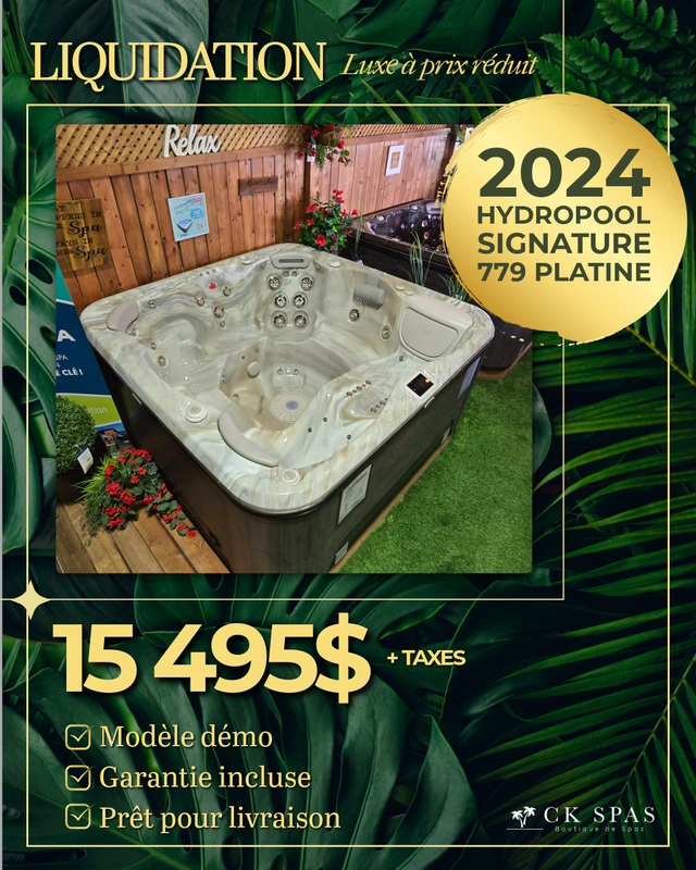 SPA HYDROPOOL 779 EN LIQUIDATION