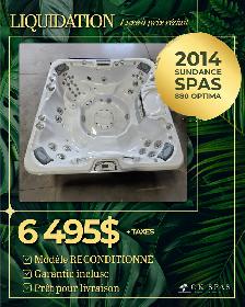 SPA 2014 SUNDANCE OPTIMA EN LIQUIDATION SAINT-EUSTACHE