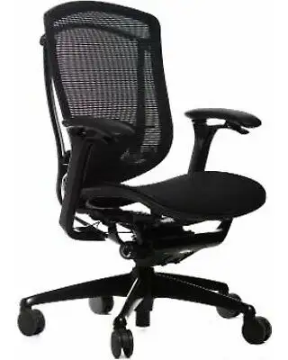 Teknion Contessa chairs Mesh on mesh 10/10 black color