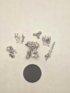 Warhammer 40k Metal OOP Black Legion Abaddon in bits stripped