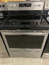 Cuisinière stainless vitrocéramique convection Maytag