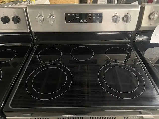 Cuisinière stainless vitrocéramique convection Maytag - Photo 2