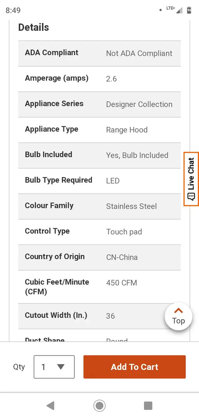 36 INCH RANGE HOOD - Photo 5