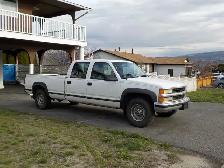 CHEVROLET 1 TON - 3500, CREW CAB, 8 FOOT BOX, WORK TRUCK!