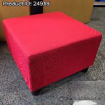 Red Herman Miller Swoop Ottoman Stool