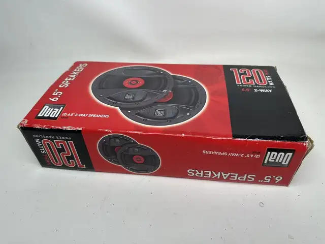 NEW IN BOX DUAL 6.5' 2WAY 120W CAR SPEAKERS ON SALE FOR $59.99