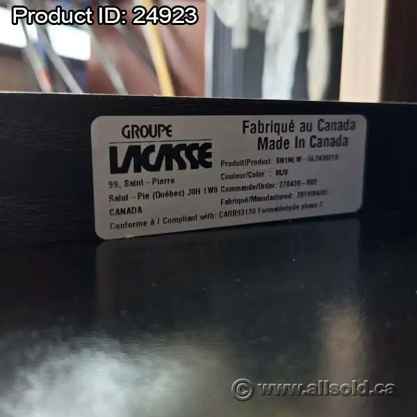 Lacasse White and Walnut 2 Drawer File Storage Cabinet - Photo 4