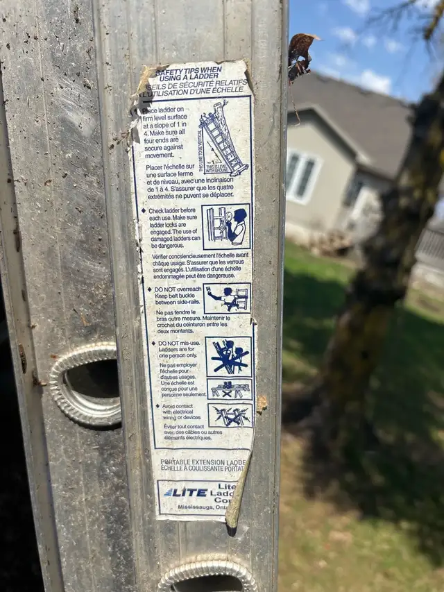 20 ft extension ladder - Photo 2