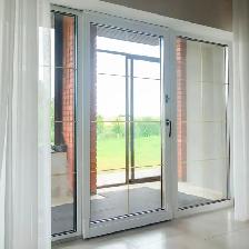 Expert installation of sleek sliding doors.