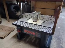 Table de travail pour toupie Bosch