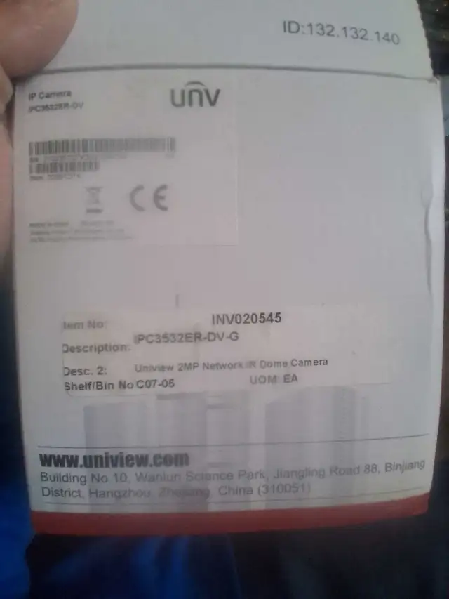 UNV Security camera dome - Photo 3