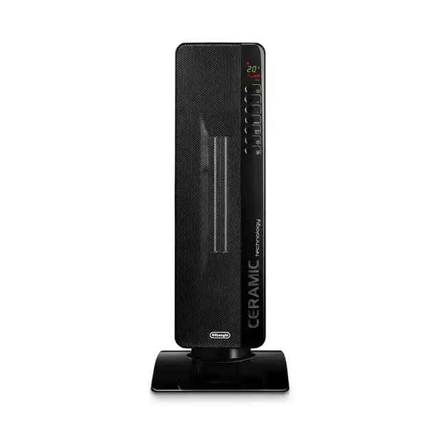 DELONGHI 1500W 27' FLAT PANEL CERAMIC TOWER HEATER FOR $99