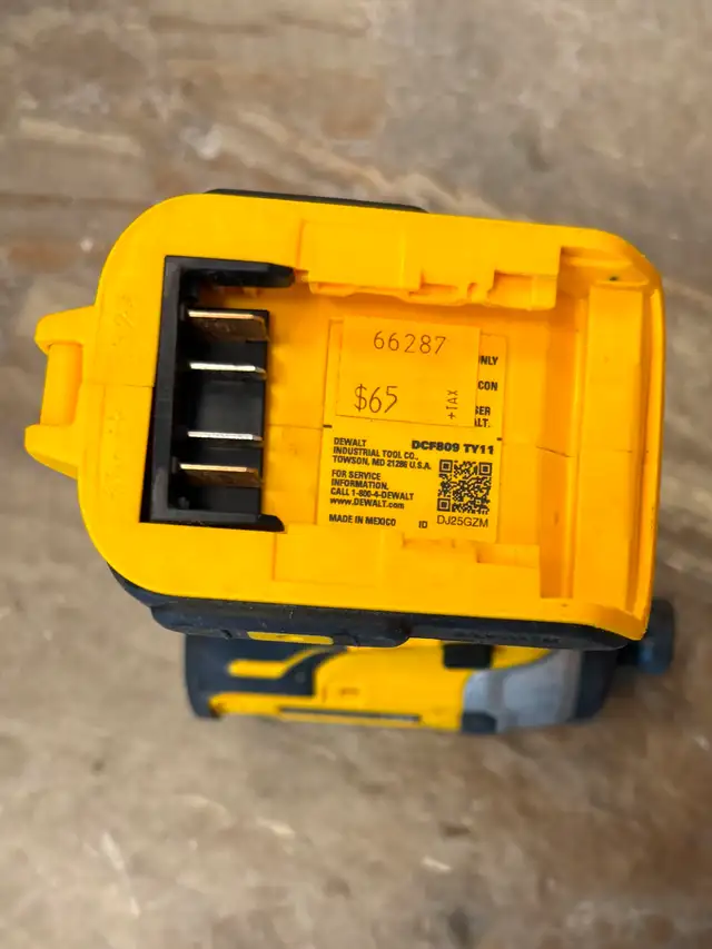 Dewalt 1/4' (6mm) Cordless Impact Driver (Model: DCF809 ) - Photo 5