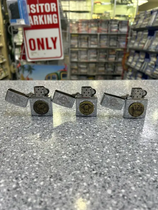 Harley Davidson 1994 Engine Series 6 Zippo Light Set In Case - Photo 7