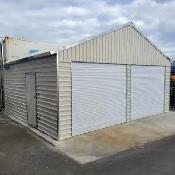 21’x19’ Steel Double Garage Shed