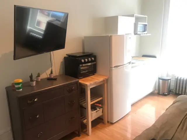 Superbe studio meublé tout inclus WIFI JUILLET