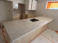 Taj Mahal Countertop with island