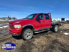 2004 Dodge 2500 Flatdeck Cummins Up For Online Auction!
